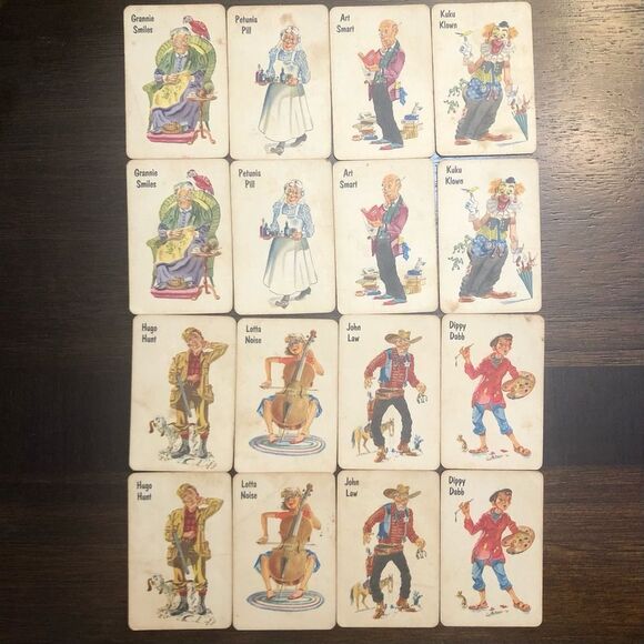 Vintage Whitman Old Maid Miniature Card Game- not complete - Picture 8 of 10